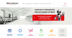 Desktop Screenshot of microtron.nl